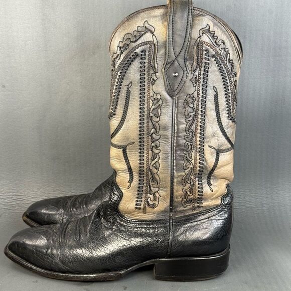 Corral leather western cowboy boots men’s size 8.5 main image 8